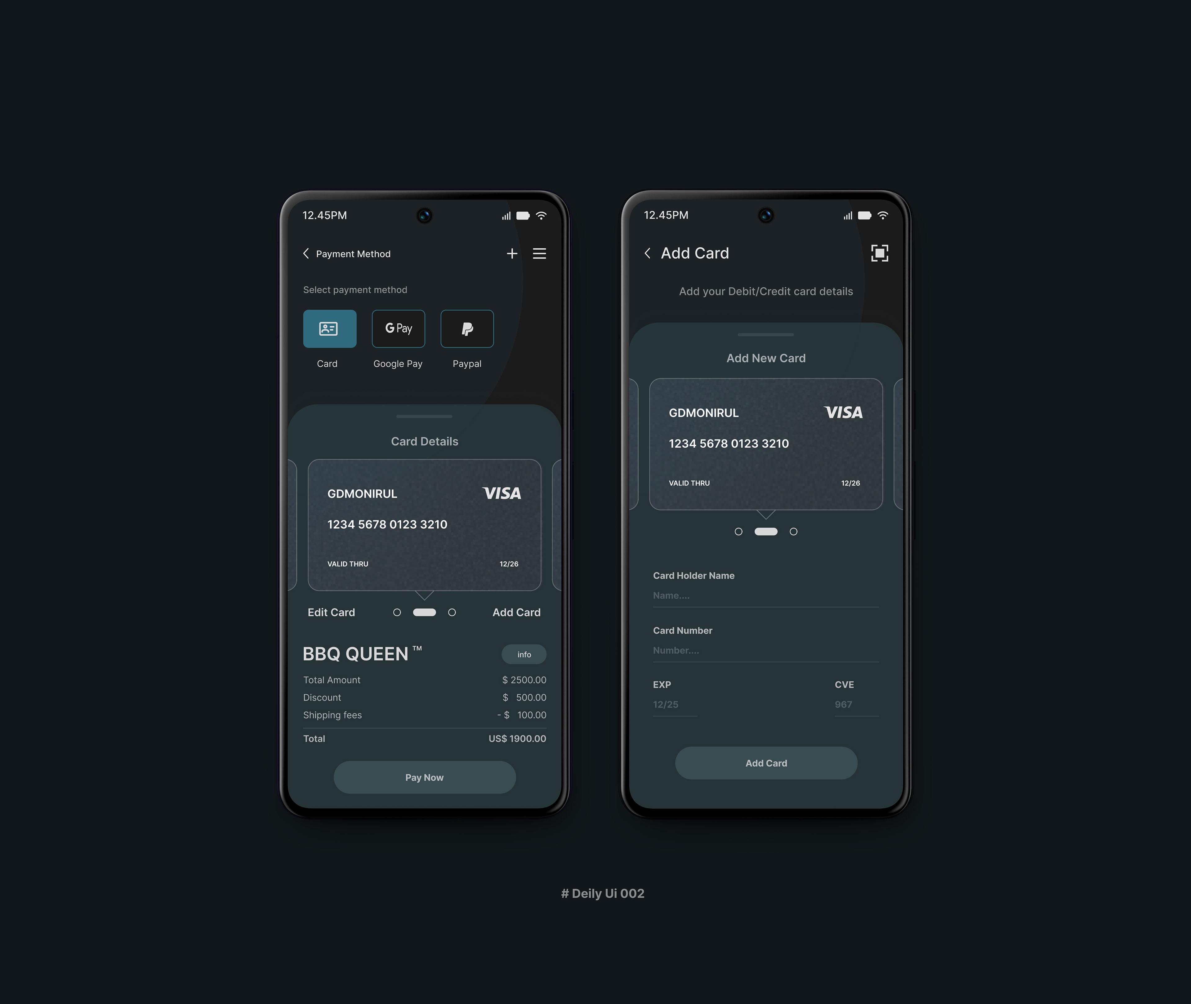 Creative Mobile App UI Design | Minimal & User-Friendly Layout